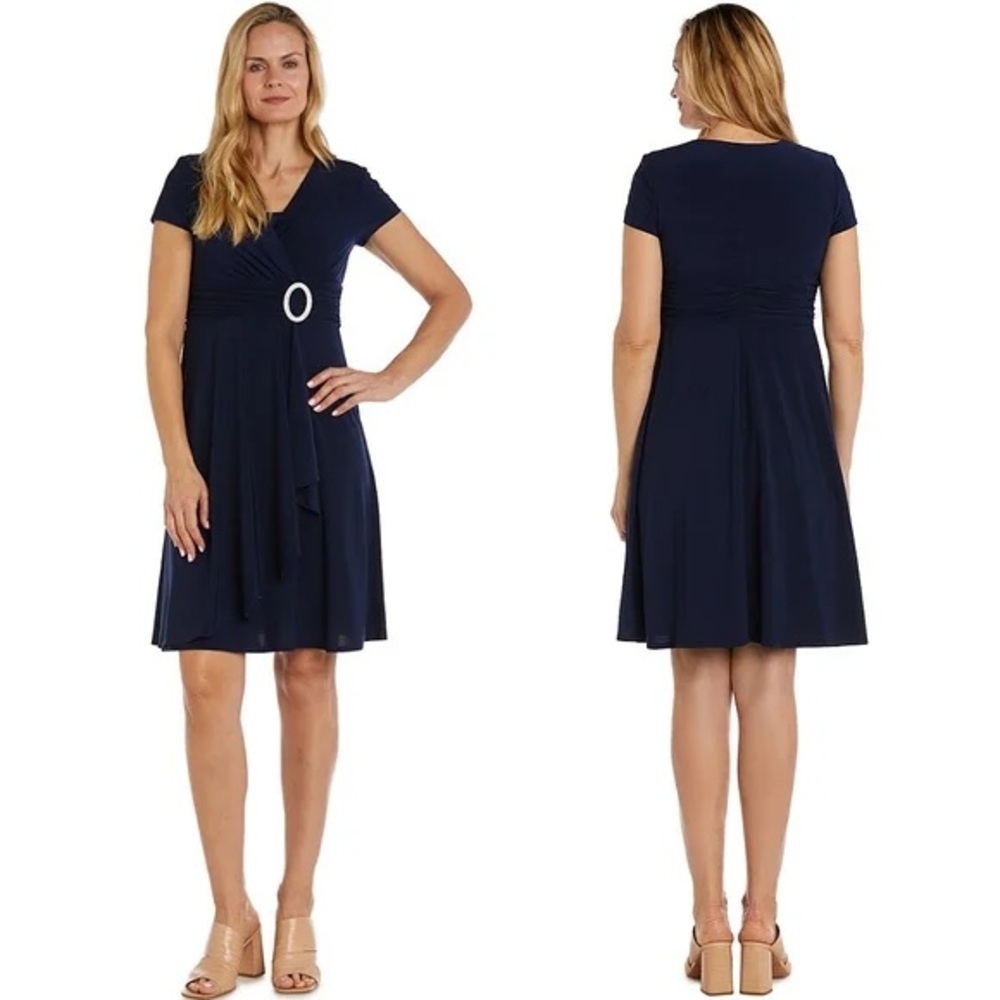 R&M Richards ~ Navy Midi Dress